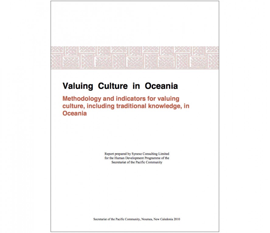 Valuing Culture in Oceania report