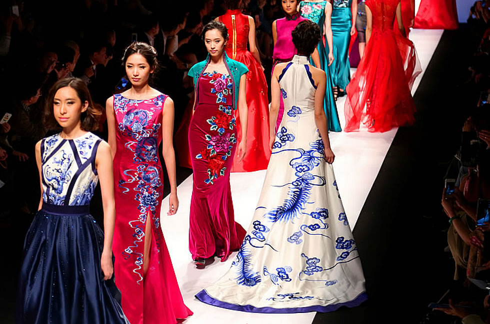 Shanghai Fashion Week, China, fashion models