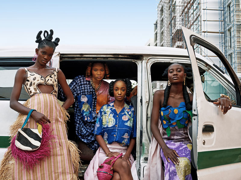 nigeria-arise-fashion-week-2023 ARISE Fashion Week, Nigeria, fashion models in a car